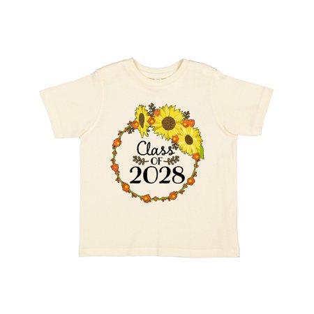 

Inktastic Class of 2028 Sunflower Wreath Gift Toddler Boy or Toddler Girl T-Shirt