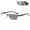 Photochromic - Black, variant on Men Black Frame Progressive Photochromic Gray Reading Glasses 2.50, Metal Rectangle Half Rimless Business Transition Gray Multifocus Readers +2.50 Strength