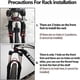 thumbnail image 4 of Bicycle Front Rack, Aluminum Alloy Luggage Touring Carrier Racks 15KG Capacity Mountain Road Bike P, 4 of 5