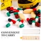 thumbnail image 3 of juego de pastillero semanal pequeño, organizador de medicamentos de viaje, pastillero portátil, caja organizadora de medicamentos, organizador de suplementos diarios, pastillero pequeño., 3 of 6