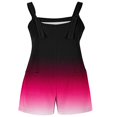 thumbnail image 4 of PENGXIANG Salopette en Lin Décontractée pour Femmes, Short Ample avec Bretelles Réglables, Jambes Larges, Sans Manches, avec Poches, 4 of 7