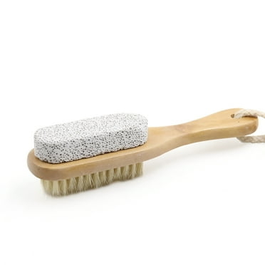 REGALWOVEN Pumice Bristle Foot Pedicure Dry Hard Dead Skin Exfoliate Brush Remover Scrubber