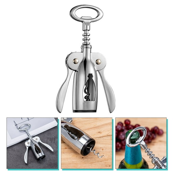EXHUMKY Wing Corkscrew Wine Opener Zinc Alloy Bottle Opener for Wine Bottles Easy to Use