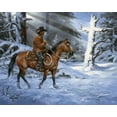 thumbnail image 2 of Sorenson, Jack 18x15 Gold Ornate Wood Framed with Double Matting Museum Art Print Titled - Silent Night, Holy Night, 2 of 4