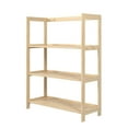thumbnail image 4 of Jela Solid Wood 3 Shelf Unassembled Pantry Shelving - Unfinished, 4 of 11
