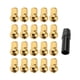 thumbnail image 4 of Tuercas de rueda de 20 piezas con Accesorios para llaveros, piezas de reparación de acero al carbono forjado en frío, piezas de repuesto de extremo Oro M12x1.25, 4 of 8