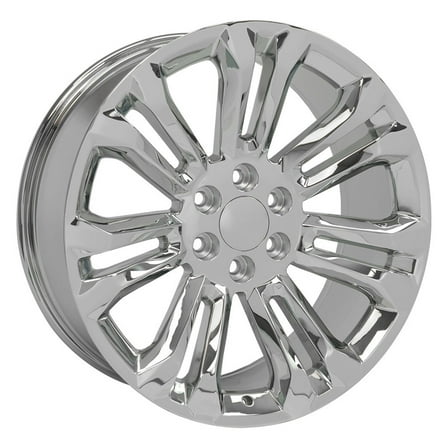 OE Wheels CV43 22x9" Chrome Hollander Wheel for 99-18 Chevy Silverado 1500