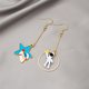 thumbnail image 4 of ADDHAT 1Par Aretes Colgantes Multicolor Para Mujer Accesorios Y Con Estilo, 4 of 7