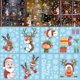 thumbnail image 4 of Pegatinas estáticas de Navidad para ventana, calcomanías de pared de Papá Noel, copo de nieve, pegatinas de Año Nuevo, decoración Navideña extraíble, 4 of 4