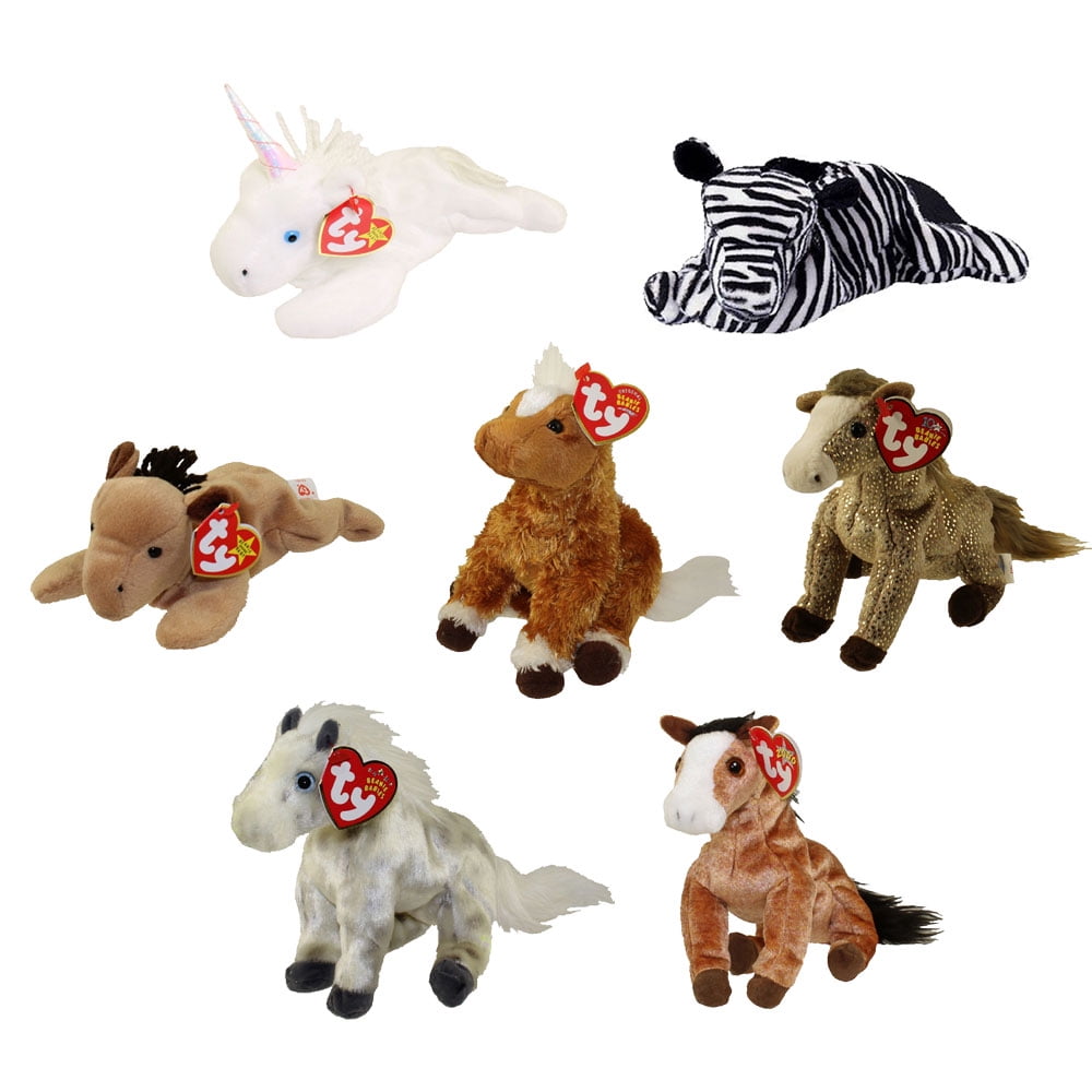 zebra ty beanie baby