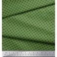 thumbnail image 3 of Soimoi Green Cotton Jersey Fabric Square Geometric Print Fabric by the Yard 58 Inch Wide, 3 of 3