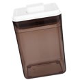 thumbnail image 2 of Food Sealed Storage Box Plastic Grain Jar Airtight Container Nut with Lid Snacks Milk Powder Airtight Container, 2300ml, Brown, 2 of 8