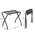 thumbnail image 3 of SONGMICS Metal Folding Luggage Rack, Black URLR64B, 3 of 6