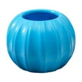 thumbnail image 2 of JWshufel Pumpkin Shape Decorative Vase Christmas Ornament Modern Style Indoor Outdoor Use for Home Festive Decoration 5.5x5.5x4.3in Blue, 2 of 6