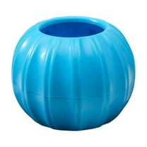 JeashCHAT Fall Decor Plastic Pumpkin Vase Pumpkin Shape Flower Vase Table Centerpieces Thanksgiving Decorations for Home Office Indoor Dining Room Kitchen Desk Decor