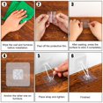 thumbnail image 4 of 26 anclajes para muebles sin taladro, anclajes adhesivos para muebles a la pared a prueba de bebés con correas de nailon sujetadores para muebles, 4 of 5