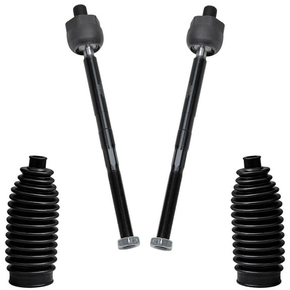 Detroit Axle - 4pc Front Inner Tie Rod Ends w/Boots Replacement for Ford Explorer Sport Trac