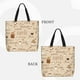 thumbnail image 2 of Easygdp Coffee Time Bolsa Tote para Mujer, Bolso de Hombro para Trabajo, Playa, Viajes, Compras y Supermercado, 2 of 7