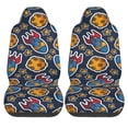 thumbnail image 2 of ZICANCN Car Seat Covers Front Seats Only, Cartoon Alien Galaxy Star Automotive Seat Covers Protectors for Cars Trucks Suv 2 Pack, 2 of 8