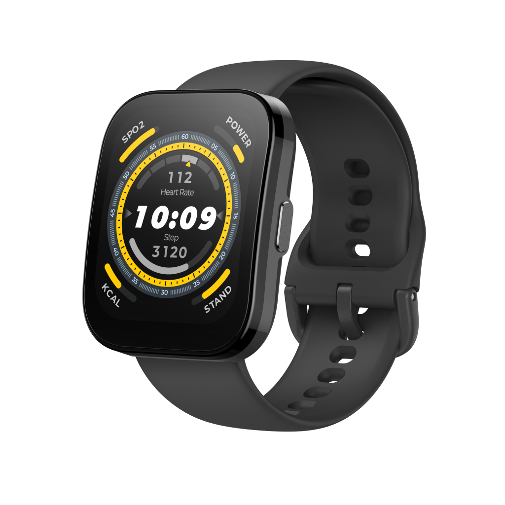Amazfit Bip 5 Smart Watch 46mm, GPS,Bluetooth Calling, 10-Day Battery, Heart-Rate & VO2 Max, Sleep Health Monitoring, AI Fitness Tracker App, for Android & iPhone,Soft Black