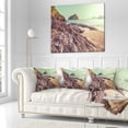 thumbnail image 2 of Designart Fantastic Halong Bay Vietnam - Seashore Throw Pillow - 16x16, 2 of 4
