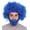 Blue, variant on HPO Adult Unisex 80's Painter Light Green Halloween Wig and Light Green and Patches of Black Beard Set, Easy and Classic Celebrity Costume