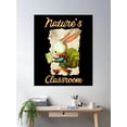 thumbnail image 2 of Nature'S Classroom. Majestic Mountains Poster Wall Art, Modern Wall Decor For Living Room Bedroom, 12x18 UNFRAMED, 2 of 3