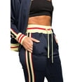 thumbnail image 7 of Victorious Women's G Track 2 Piece Tracksuit Set - Sweatshirt Jacket and Sweat Pants VL208 - Navy - 3X-Large, 7 of 7