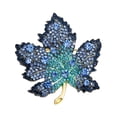 thumbnail image 1 of Visland Maple Leaf Brooch Colored Rhinestone Enamel Thanksgiving Brooch Festive Autumn Inspired Design Lapel Badge, 1 of 8