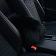 thumbnail image 2 of RABBITH Auto Car Center Console Furry Armrest for Seat Box Pad Trim Pad Cover Universal, 2 of 14