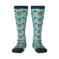 thumbnail image 2 of Picia Women Crew Soft Moisture-wicking Socks Turtles And Seahorses Pattern Design Cotton Socks, One Size fit All, 2 of 9