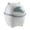 Sky Blue, variant on USUERY Mini Desktop Trash Can With Lid Cute Paper Storage Bucket For Household Living Room Home