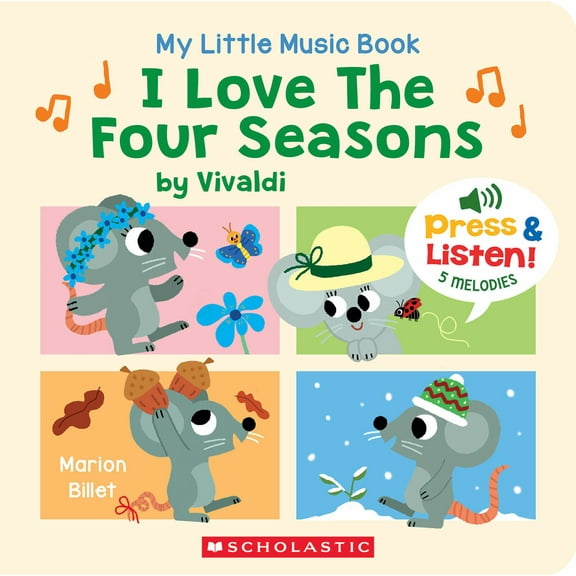My Little Music Book: I Love the Four Seasons (Hardcover)