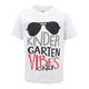 thumbnail image 1 of Boys Girls Unique Baby Boys Kindergarten Vibes Only Back to School T Shirt TEE TOP, 1 of 6