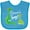 Turquoise, variant on Inktastic Gram Boy Grandson Dinosaur Boys Baby Bib