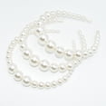 thumbnail image 3 of Diadema de perlas de gran tamaño hecha a mano con cuentas para accesorios para el cabello de adultos, diadema de perlas brillantes, artículo digno de regalo, 3 of 5