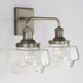 thumbnail image 2 of Capital Lighting 142221GR-511 Miller 2 Light 17 inch Graphite Vanity Light Wall Light, 2 of 2