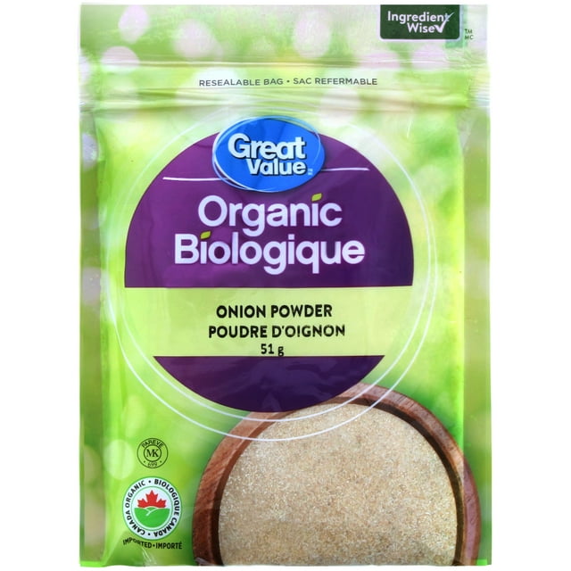 Poudre d’oignon biologique Great Value