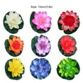 thumbnail image 4 of Guardoinrt 5piece Realistic Float Foam Lotuses Low Maintenance And Easy Cleaning Wide Application Eco-friendly Artificial Lotus milky white 1Set, 4 of 6