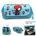 thumbnail image 1 of Estuche de lápices de Los Vengadores de Anime de Disney, bolsa de lápices de Spiderman de doble capa de gran capacidad, papelería para estudiantes, suministros escolares, bolsa Linda Fivean unisex, 1 of 2