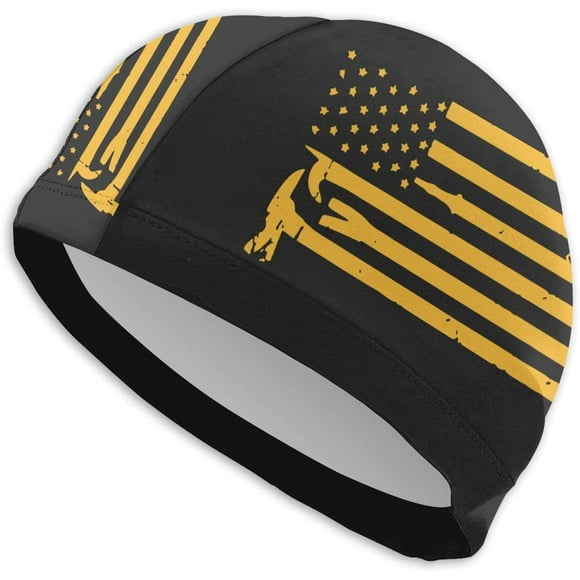 FYBTO Fire Department EMS Flag Adult Summer Time Swimming Pool FYBTO s for Men Women Unisex