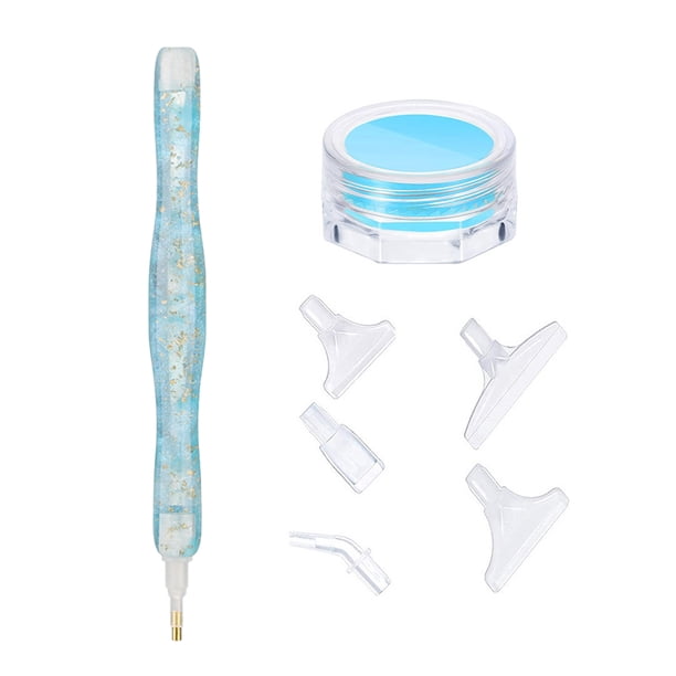 Glitter Art Pen Kit Pintura Diamantes Barrón Sequínas Con Arcilla 5 Consejos para Adultos