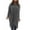 Gray Casual Dress with Pockets, variant on UTSJKR Womens Casual Dress with Pockets 2024 Fashion Classic Solid Crew Neck Dress Loose Fit Flowy Homewear Dress Long Sleeve Sundress Gray M