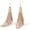 Khaki, variant on Boho Leather Layered Tassel Earrings for Women Lightweight Leather Fringe Dangle Earrings Handmade Bohemian Summer Beach Western Drop Earrings for Women?ER1306-White?