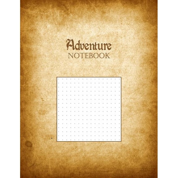 Adventure Notebook: 1/4" Cross Grid Graph Paper Rule (Paperback)
