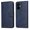 Blue, variant on Wallet Phone Case for OnePlus Nord CE 3 with Card Holder and Stand Function Brown