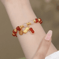 thumbnail image 3 of Pulsera de la marca Good Things Peanut Fu, diseño de nicho, temperamento avanzado, pulsera retro que combina con todo, regalo para novia, 3 of 6
