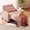 pink, variant on Asofer 3-in-1 Convertible Sleeper Sofa Chair, Adjustable Backrest Futon Couch, Linen Fabric Multi-Functional Recliner Chair Bed, Space Saving Furniture for Living Room Apartment Office, Dark Gray