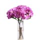 thumbnail image 1 of Ramo de hortensias artificiales moradas para decoración de flores de seda para bodas, fiestas nupciales y hogar, 1 of 2