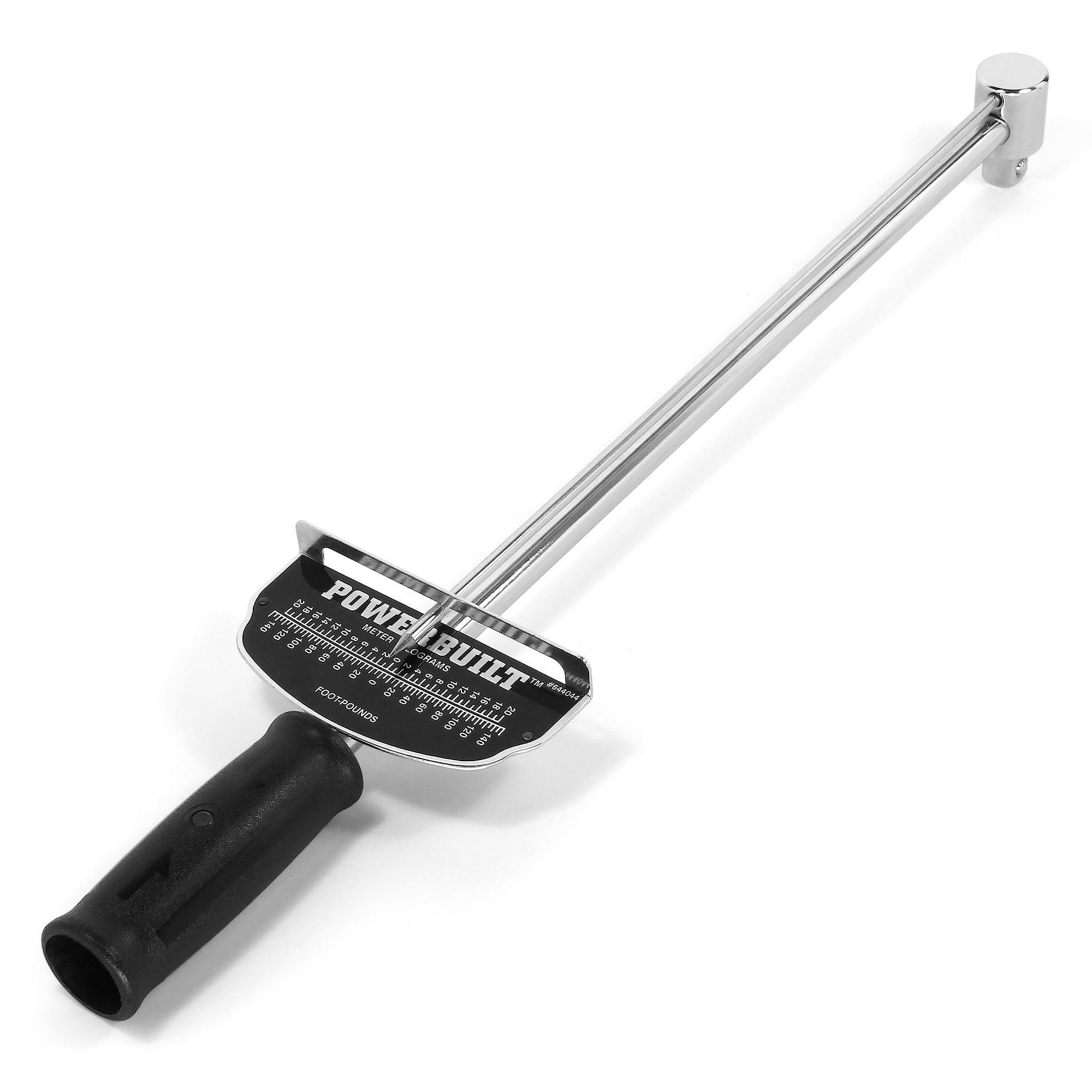 Powerbuilt 644999 1/2-Inch Drive Click Micrometer Torque Wrench 